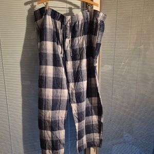 Mens 4XL 100% Cotton Lounge Lightweight Pants With Pockets